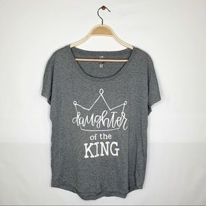 Next Level Daughter Of The King Top Size Medium